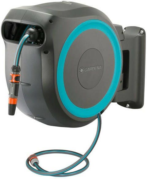 Gardena Wandslangenbox 25 Roll Up Automatische Slanghaspel M/L 25 Meter