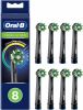 Oral-b Oral b Crossaction Opzetborstel Zwart Met Cleanmaximiser(8 Stuks ) online kopen