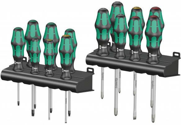 Wera Kraftform Big Pack 300 Fietsgereedschap, zwart/groen
