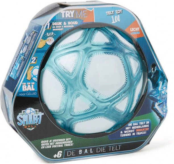 Gear2Play Voetbal Smart Ball Junior 20 Cm Rubber Wit/blauw