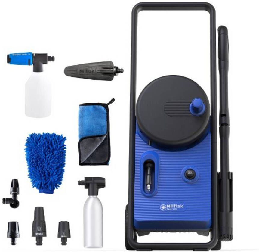 Nilfisk CORE 140 PWRCONTROL PREMIUM CAR Hogedrukreiniger Blauw