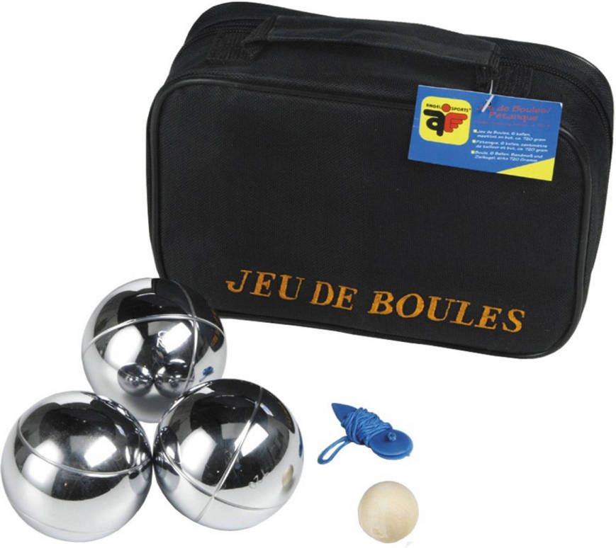 Engelhart Jeu De Boules 6 Metalen Ballen In Tas