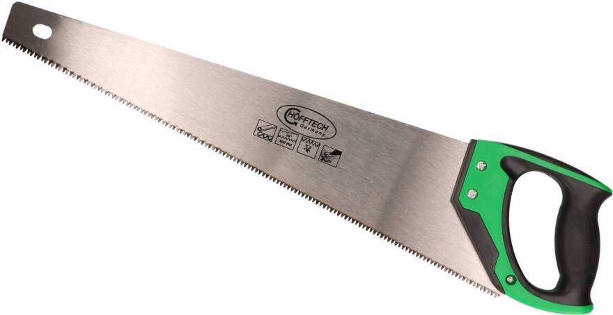 Benson Handzaag/Houtzaag Groen Met Beschermstrip En Ophanggat 500 Mm Handzagen