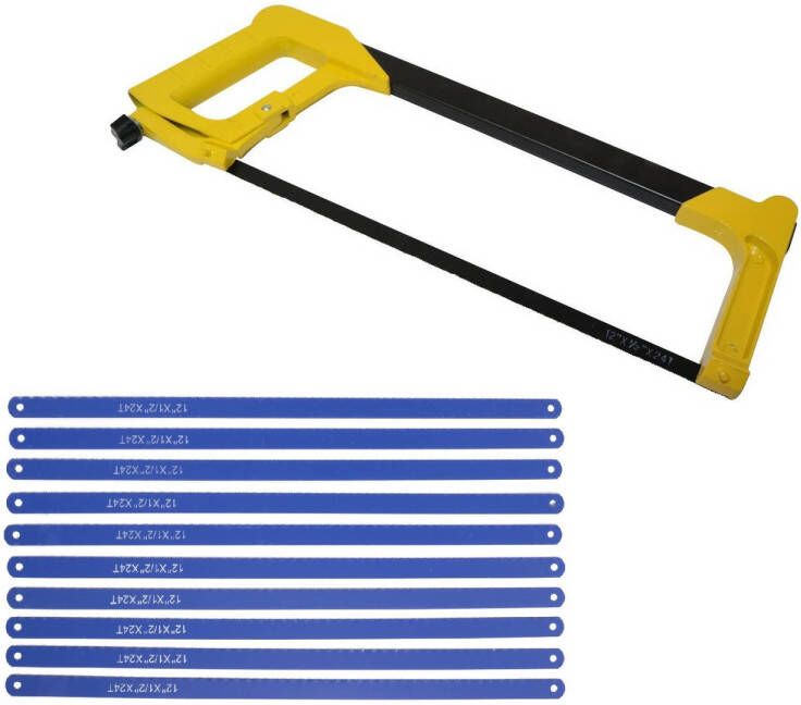 Benson Ijzerzaag/Metaalzaag 300 Mm Inclusief 20 Reserve Zaagbladen Handzagen