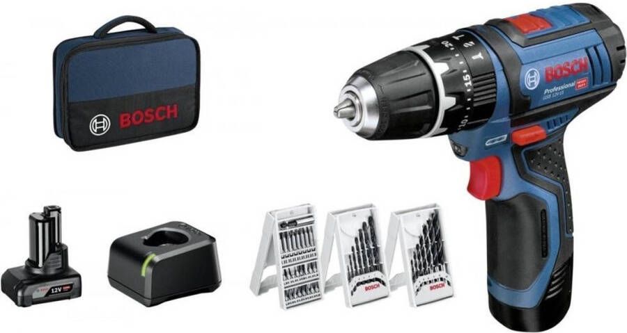 Bosch Gsb 12v 15 Voordeel set 06019b690g