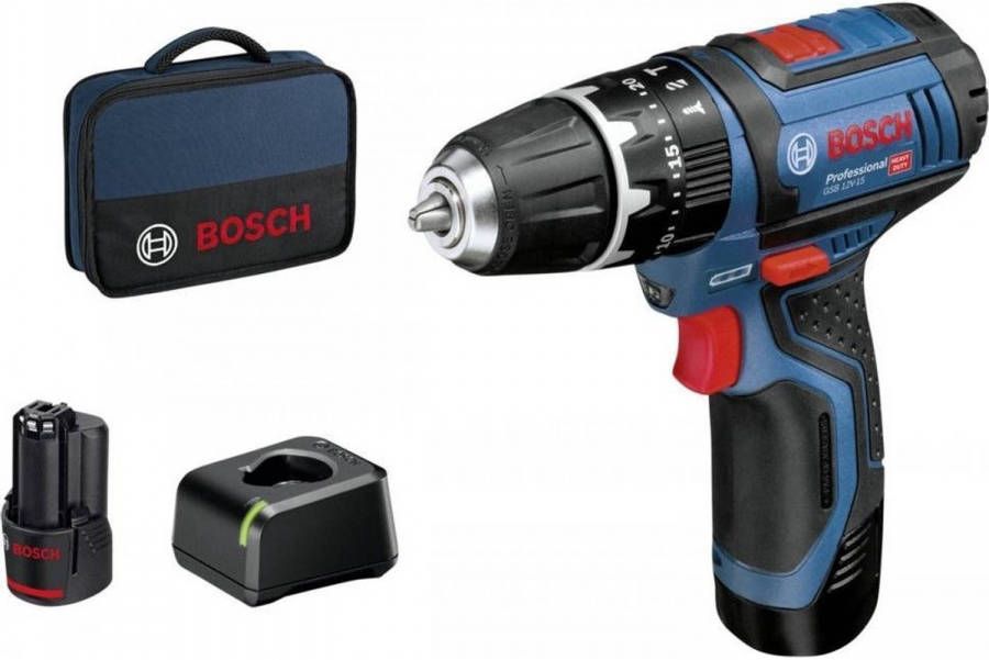 Bosch Gsb 12v 15 Voordeel set 06019b690h