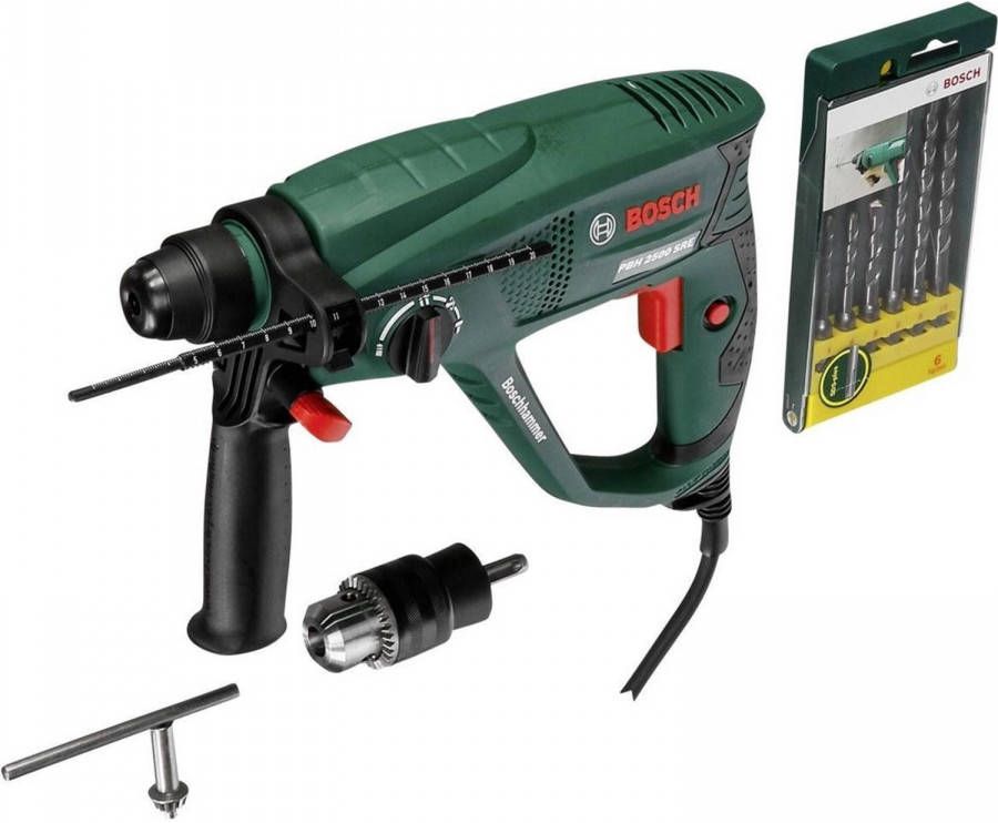 Bosch PBH 2500 SRE SDS plus Combihamer in koffer 600W 1, 7J