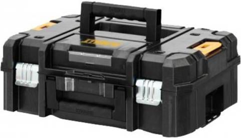 DeWALT DWST1 70703/N279261 TSTAK Box II stevige gereedschapskoffer met korte hendel leeg