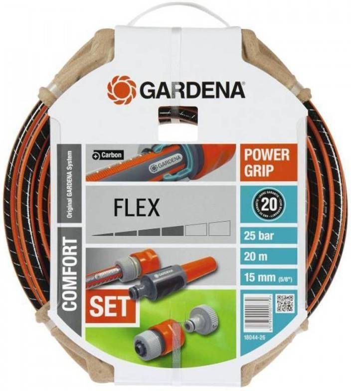 Hermie Gardena Tuinslang Flex 20m Ø15 Mm + Lans En Toegang