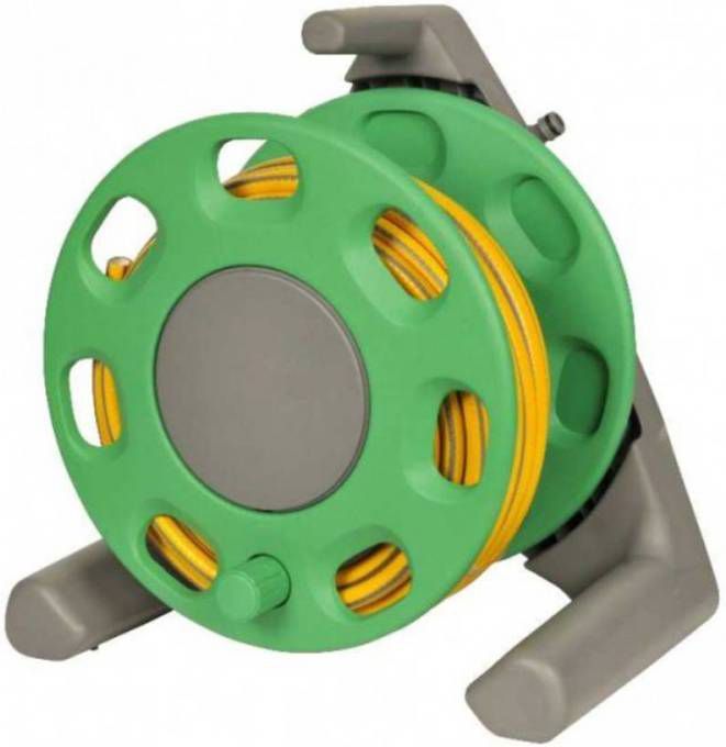 Hozelock Tuinslanghaspel vrijstaand compleet met 15m slang