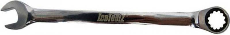 Icetoolz Ring -/steeksleutel Met Ratel 11 Mm Chroom vanadium Zilver