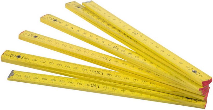 Kinzo Duimstok Uitklapbare Liniaal 2 Meter Lang