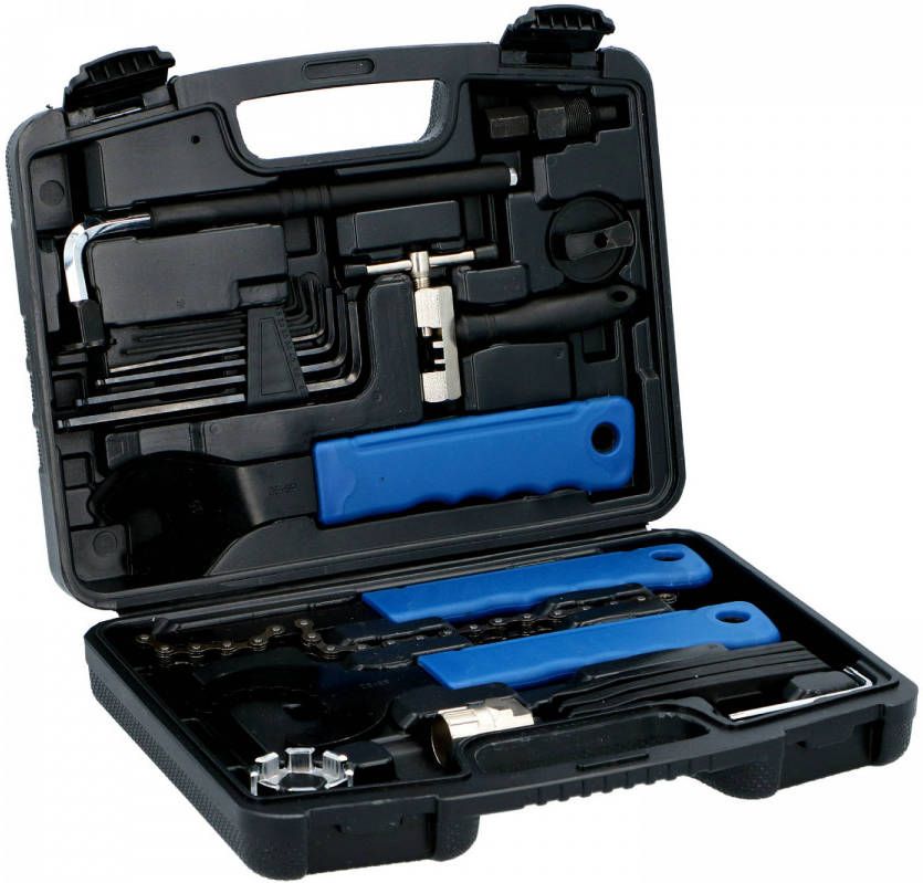 Kinzo 871125217268 20 delige Fietsgereedschapskit in koffer Zwart