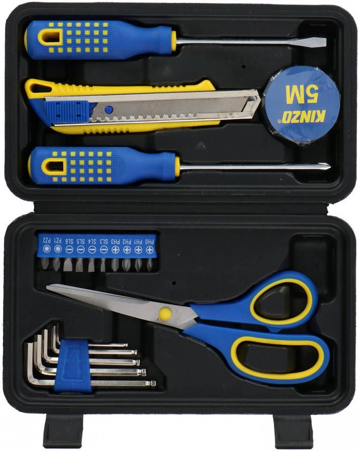 Kinzo Gereedschapsset 21 delig