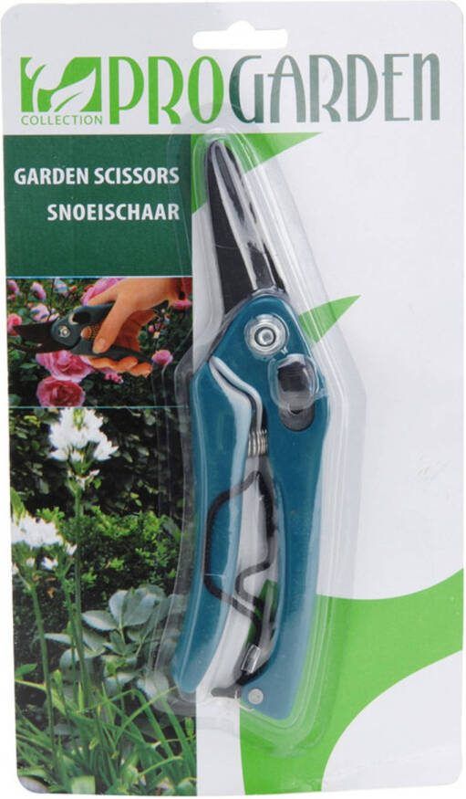 Merkloos 1x Snoeischaar/heggenschaar Rechte Bek Groen 18 Cm Snoeischaren