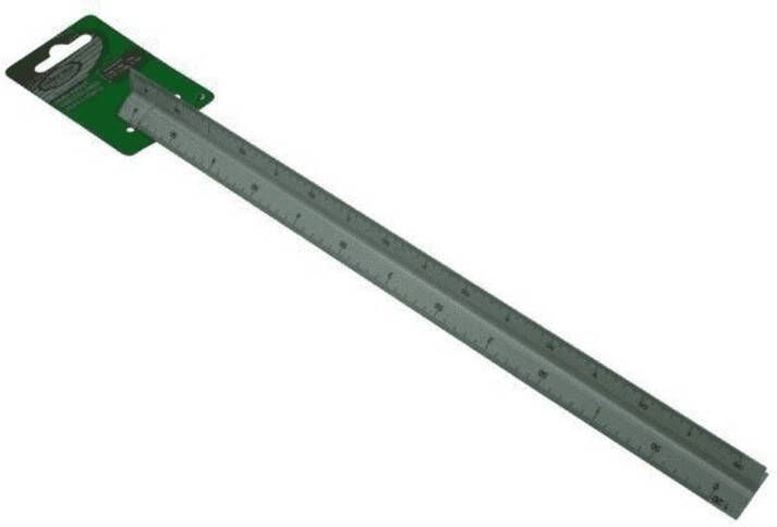 Merkloos Driekantige Aluminium Schaallat 30 Cm Duimstokken