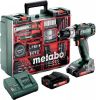 Metabo SB 18 L Mobile Workshop 18V Li Ion accu klop -/boormachine set(2x 2, 0Ah accu)in koffer 50Nm incl. 73 delige accessoires set online kopen