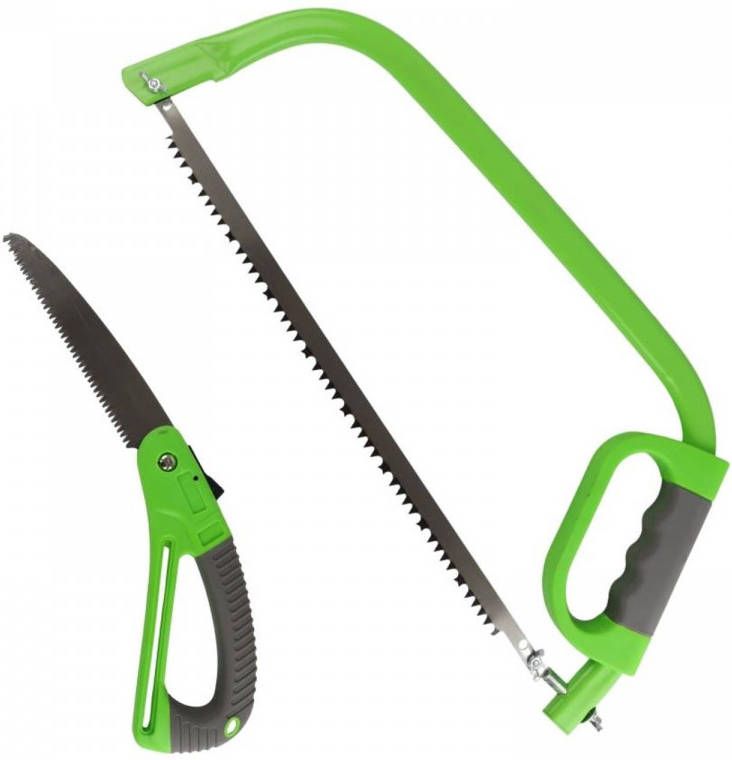 Orange85 Takkenzaag Snoeizaag Handzaag 2 delig Groen 50x21x2cm Kunststof