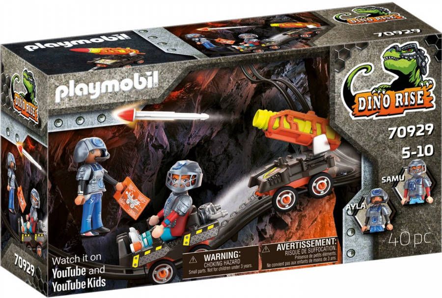 PLAYMOBIL Dino Rise Dino Mine Raket Kart 70929