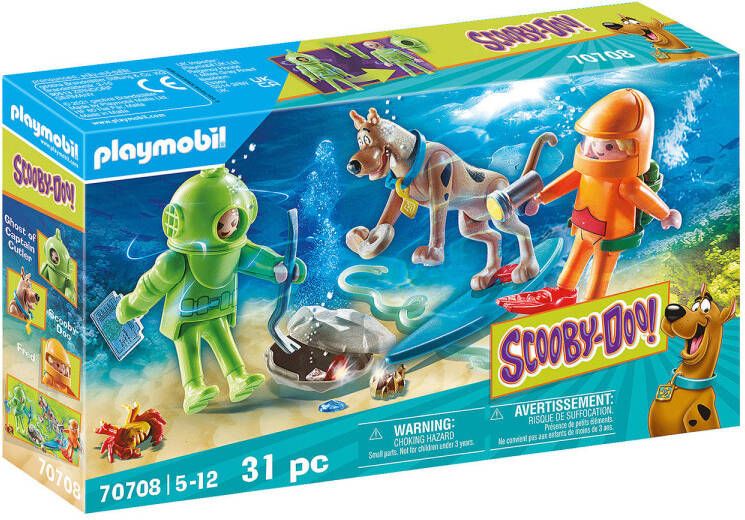 PLAYMOBIL Scooby doo Avontuur Met Ghost Of Captain Cutler
