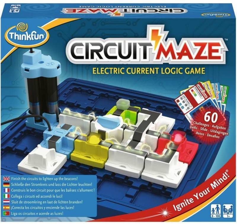 Ravensburger Thinkfun Circuit Maze Iq Spel