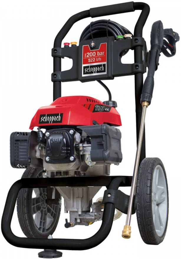 Scheppach HCP2600 Hogedrukreiniger 4 takt 3200W 200 bar