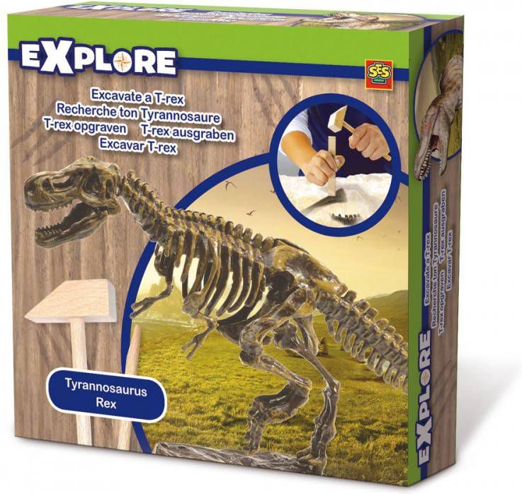SES Explore bikken dino skelet T-Rex