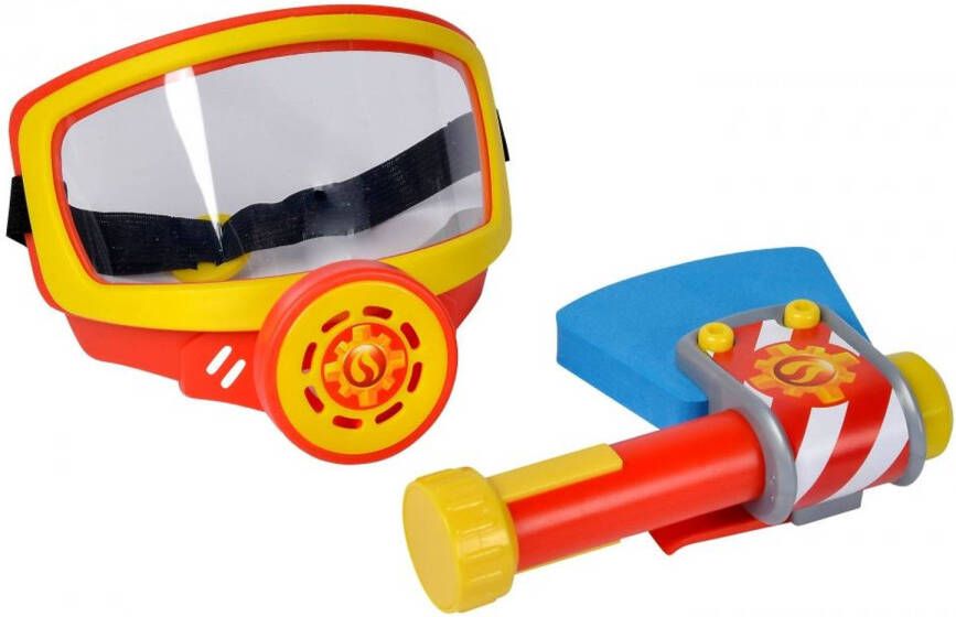 Simba Zuurstofmasker En Bijl Brandweerman Sam Junior 15 Cm