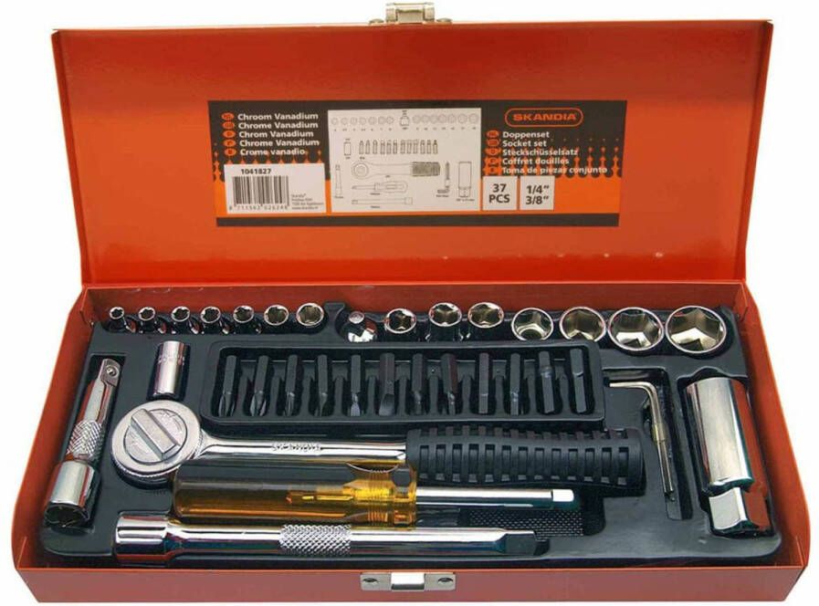 Skandia Dopsleutel En Bit Set 36 dlg 1041827