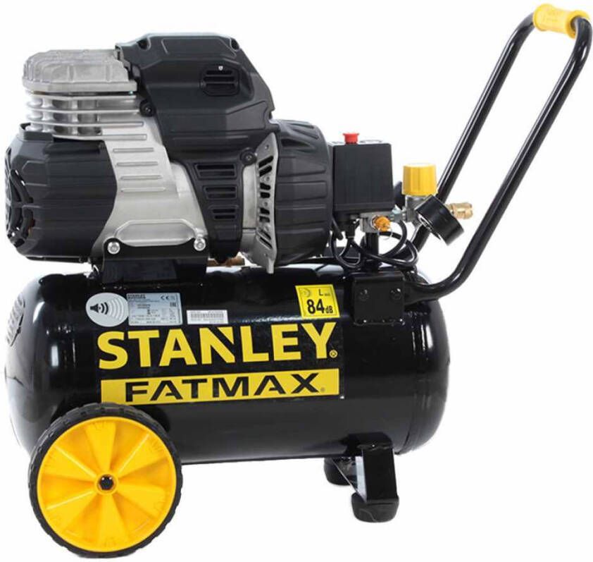 Stanley Compressor S244/8/24 Fmxcm00 8bar 24l Geïntegreerd Anti slip Handvat Zwart