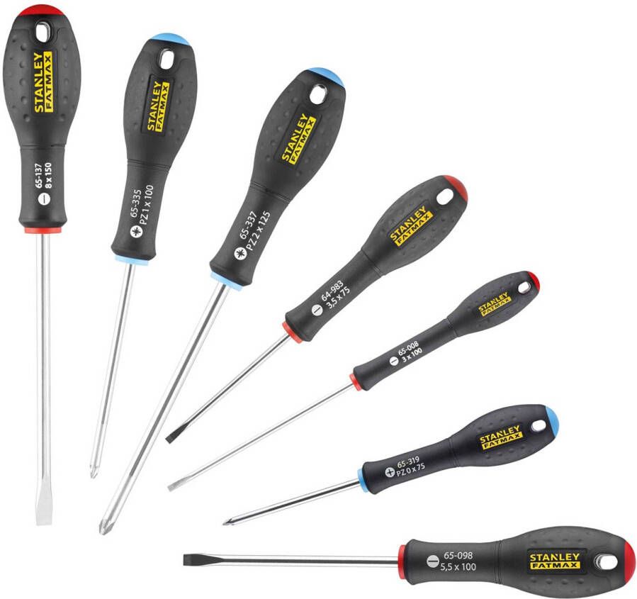 Stanley 0 65 425 7 Delige Schroevendraaierset Sleuf+