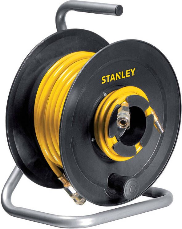Stanley Persluchtslang Met Slanghaspel 166013xstn 20m Max. 18 Bar Zwart/geel