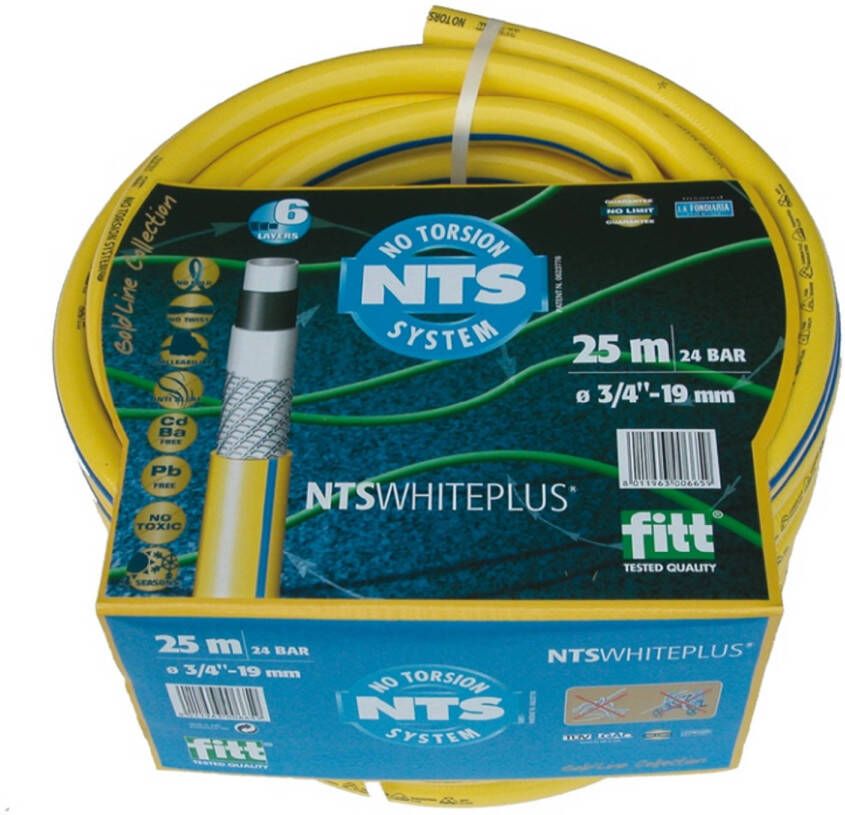 Talen Tools Tuinslang 50 Meter 3/4 Inch Doorsnede No Torsion White Plus