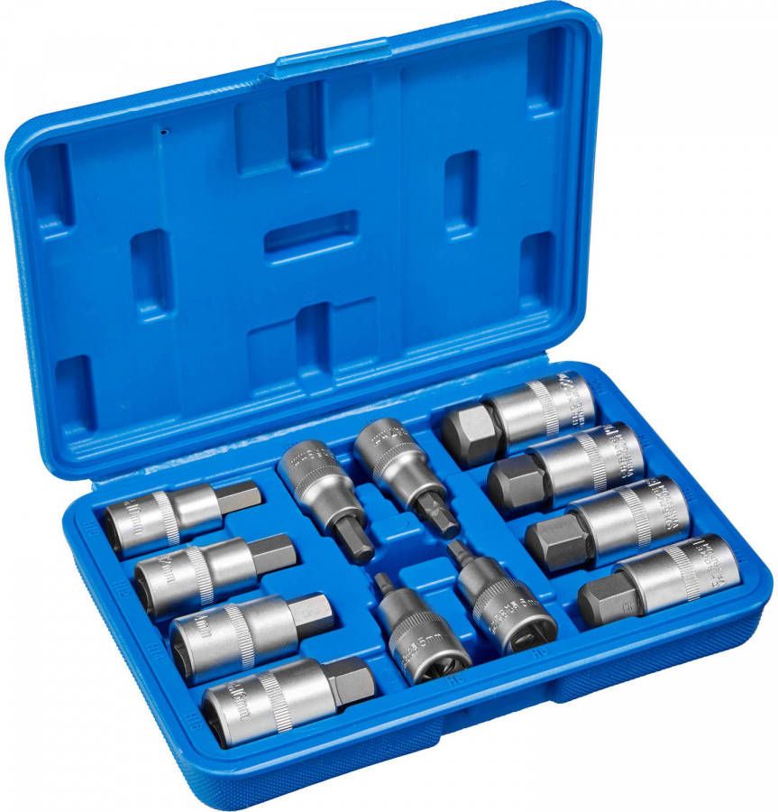Tectake Binnen Inbus Steeksleutelset 12 dlg 402688
