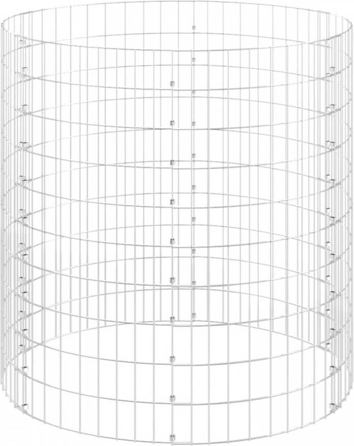VIDAXL Compostbak Ø, 100x100 cm gegalvaniseerd staal