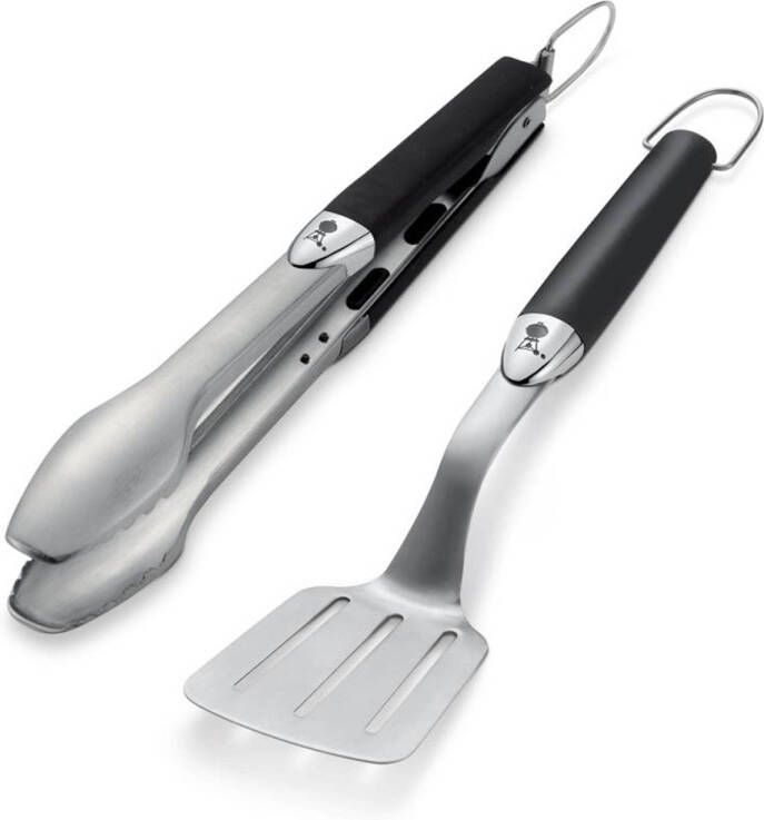 Weber Barbecuebestek in set Premium Edelstaal met kunststof grepen