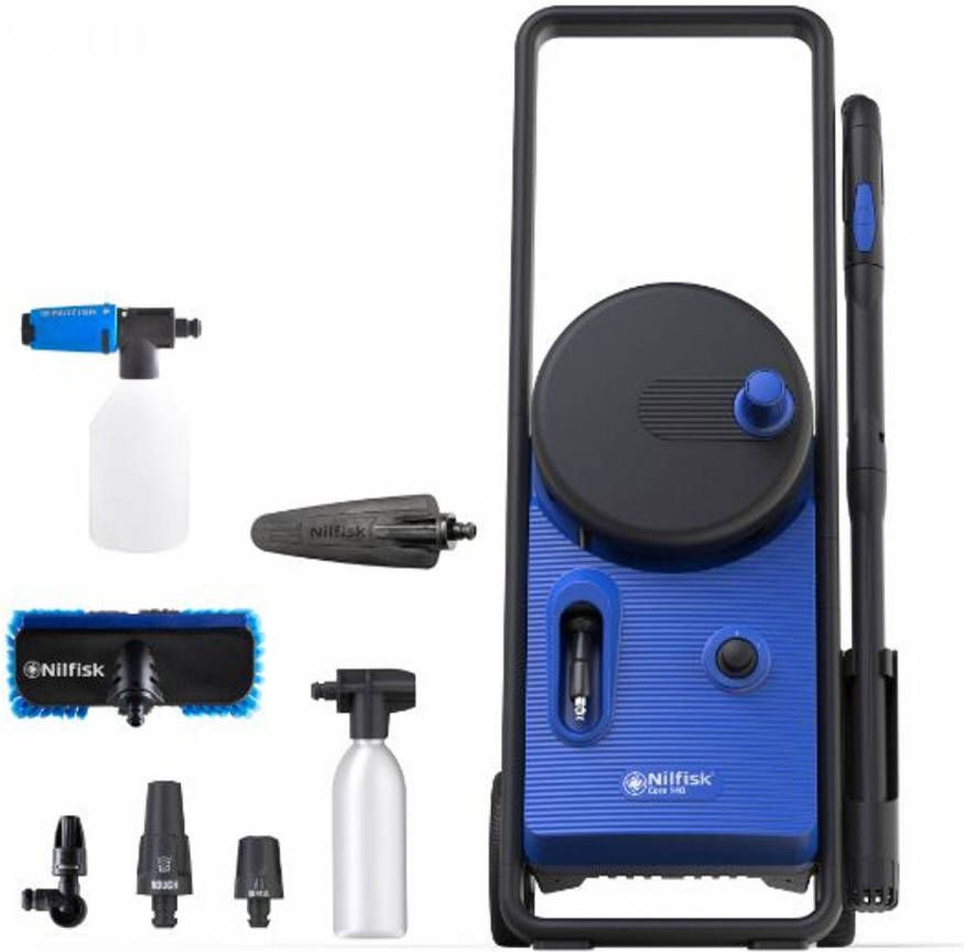 Nilfisk CORE 140 IN HAND PWRCNTRL PR CAR Hogedrukreiniger Zwart
