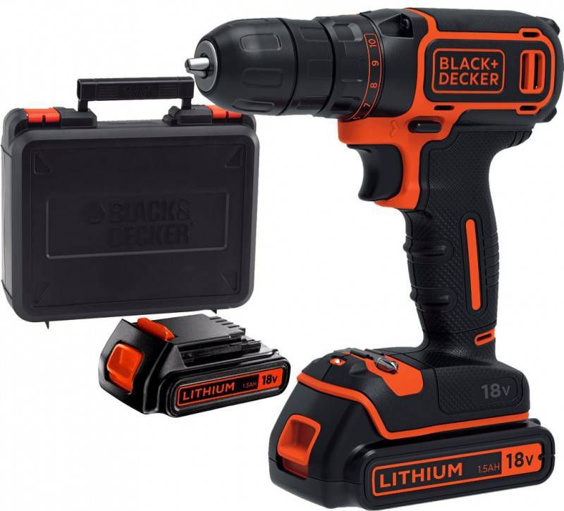 Black+Decker BDCDC18KB accuschroef-/boormachine 18V