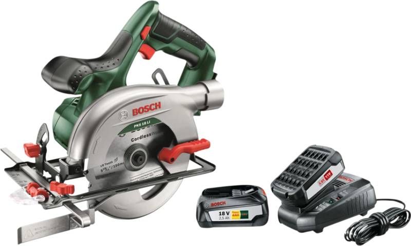 Bosch PKS 18 LI 1 + 18V 2, 5 Ah(2x )
