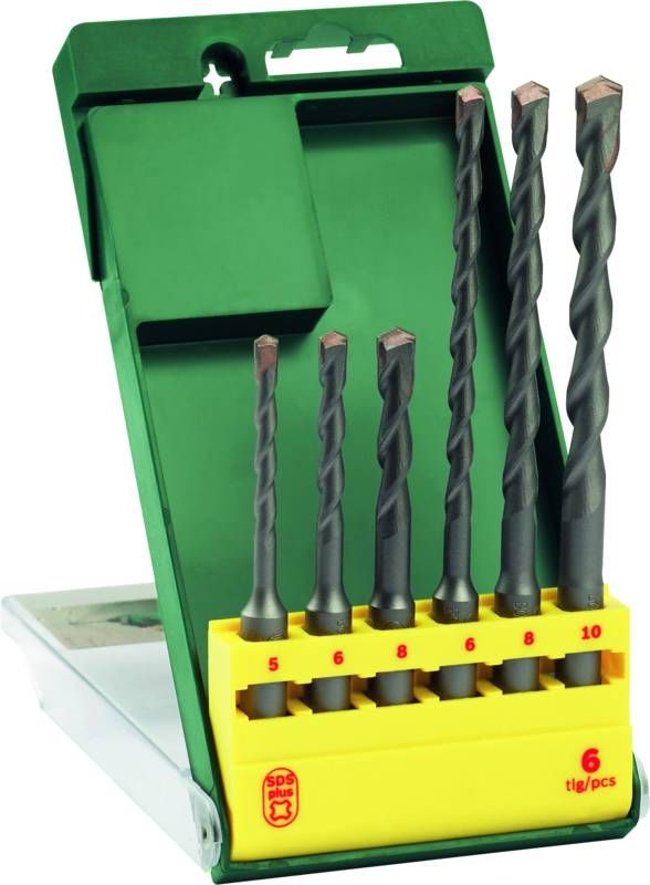 Bosch Set SDS plus S6 Betonboren 6 delig