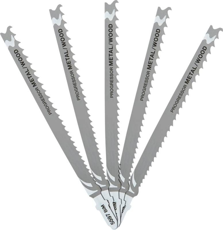 DeWalt 5 delige Decoupeerzaagbladenset Universeel(T345XF )