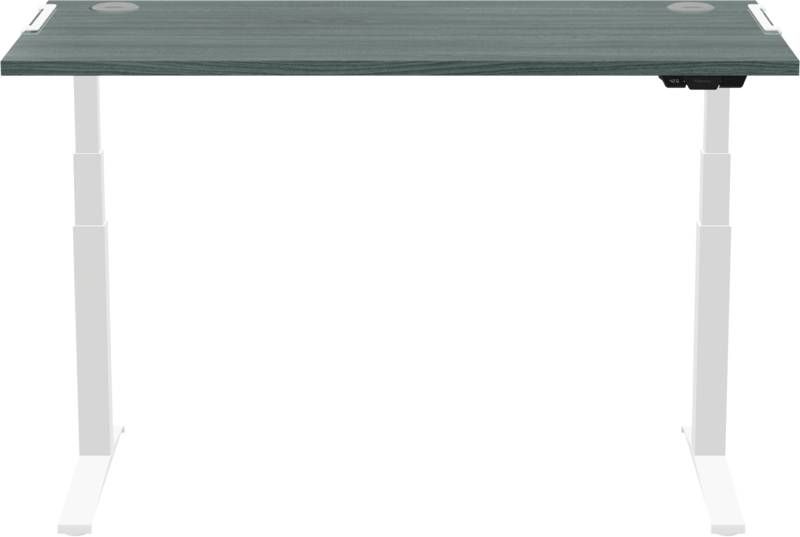 Fellowes Levado Zit Sta Bureau 160 x 80 Wit/Eiken