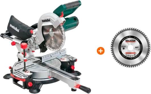 Metabo KGS 216 M + 2x Zaagblad 216x30mm