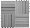 VIDAXL HKC tegels grijs 30x30 cm 1m&#xB2, 11 st online kopen