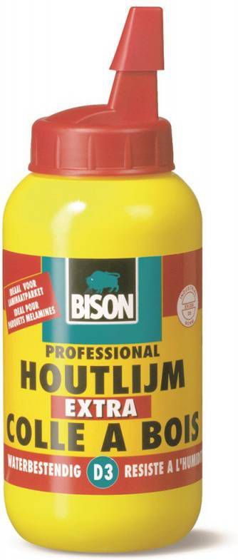 Bison 1339050 Extra Houtlijm D3 Waterbestendig 250gr