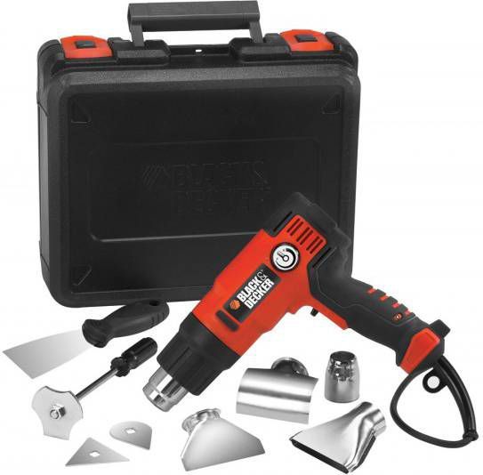 Black+Decker KX2200K Heteluchtpistool Incl. Accessoires In Koffer 2000W