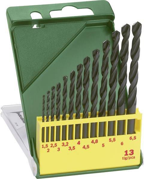 Bosch 2607019441 13 delige HSS R Metaalborenset 1, 5 6, 5mm