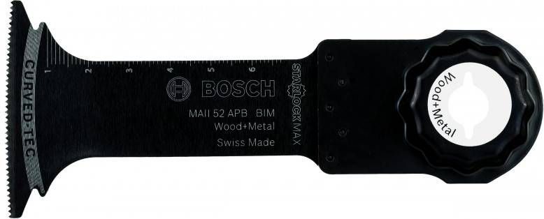 Bosch 2608662769/Starlock MAII 52 APB BIM invalzaagblad 52 x 70 mm Hout en Metaal