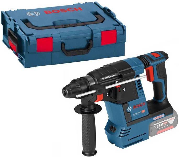 Bosch GBH 18V 26 18V Li Ion Accu SDS plus combihamer body in L Boxx 2, 6J koolborstelloos
