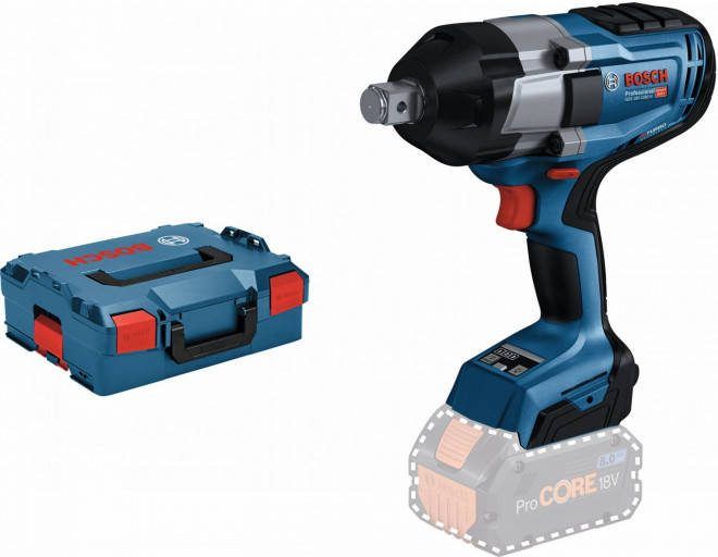 Bosch GDS 18V 1050 H 18V Li Ion Accu BiTurbo Slagmoeraanzetter Body In L Boxx 1700Nm 3/4" Koolborstelloos